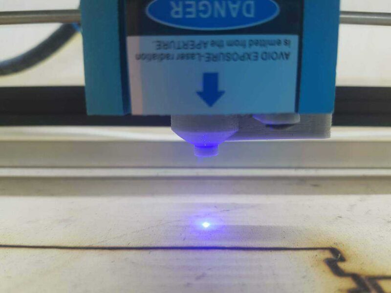 40W Lazer İçin Hava Yardımı Plastik Aparat - Görsel 2