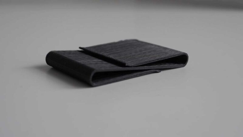 Çift Para Klipsi Minimal Cüzdan Organik Plastikten Taşıma Aparat - Görsel 2