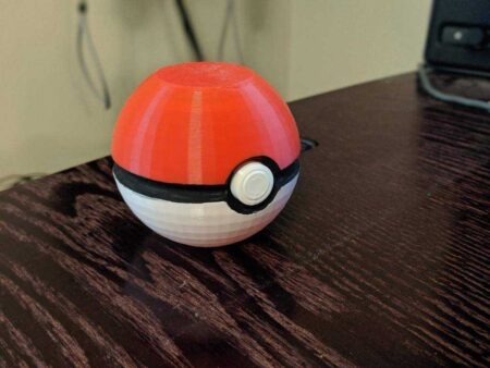 Vazo Modu Pokeball (Plastik Bir Paskalya Yortusu Yumurta Gibi Açılır) Plastik Aparat