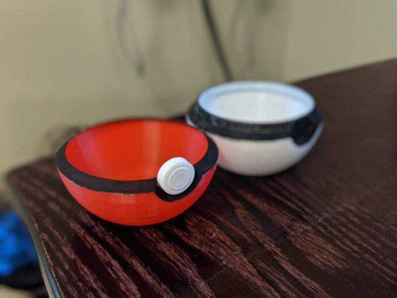 Vazo Modu Pokeball (Plastik Bir Paskalya Yortusu Yumurta Gibi Açılır) Plastik Aparat - Görsel 2
