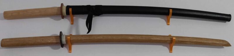 Basit Katana / Bokken Duvar Montajı Plastik Aparat - Görsel 2
