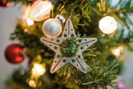 Noel Ağacı Yıldızı  Dekoratif Aksesuar Süs Eşyası Biblo