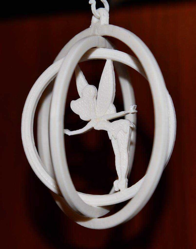 Tinkerbell Gyro Yılbaşı Süsü Çam Ağacı için Dekoratif Aksesuar - Görsel 2