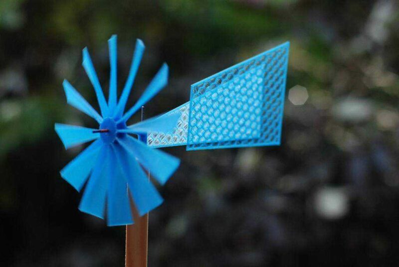 7/24 Rüzgar Hızı Ve Yön Göstergesi (Anemometre) Plastik Aparat - Görsel 2