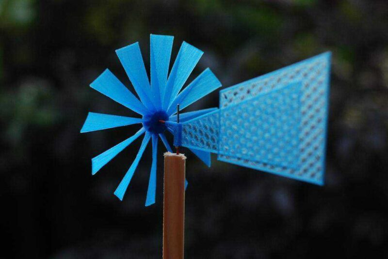 7/24 Rüzgar Hızı Ve Yön Göstergesi (Anemometre) Plastik Aparat - Görsel 3