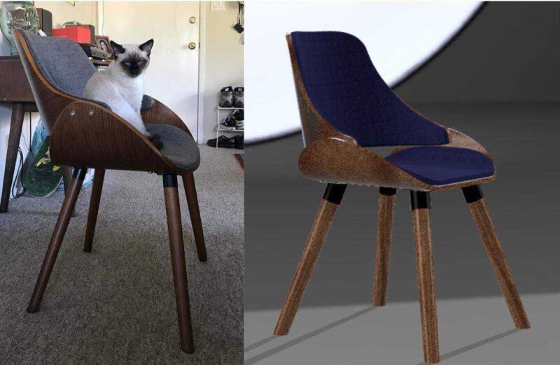Retro Sandalye Plastik Aparat - Görsel 2