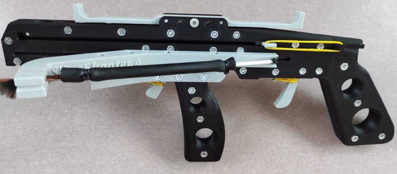 Slingshooter V4.1 - 8Mm Çelik Topları İçin Sapan Silahı Yinelenen Plastik Aparat - Görsel 2