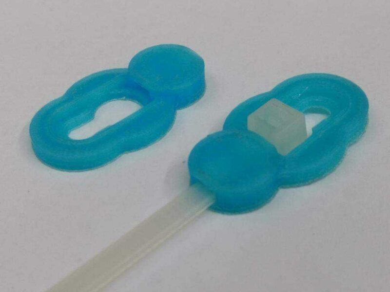 Zip Kravat Kullanarak Düzenleyici Bıçak Plastik Aparat - Görsel 3