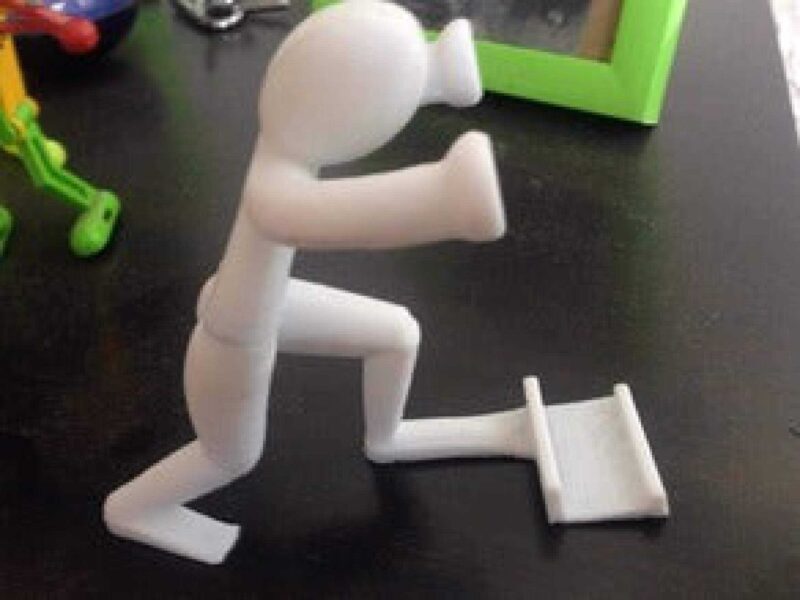 Cep telefonu için stand Masaüstü Şekilli Telefon Tablet Tutucu - Görsel 2