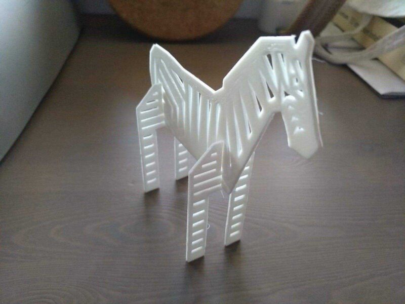 Zebra  Biblo Dekoratif Hediyelik Süs Eşyası Maket Eğitici Oyuncak - Görsel 3