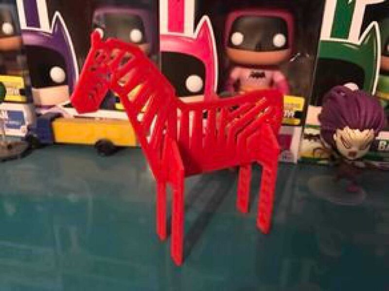 Zebra  Biblo Dekoratif Hediyelik Süs Eşyası Maket Eğitici Oyuncak - Görsel 4