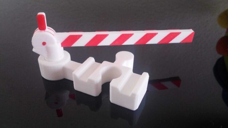Ikea Setine Uyumlu Ahşap Tren Bariyeri Plastik Aparat