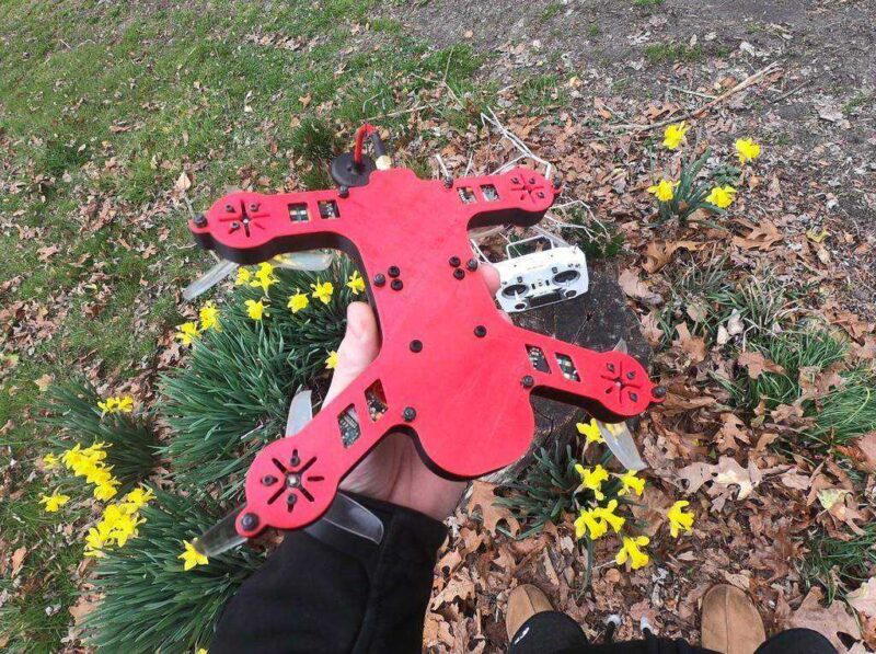 Menü Yarış Drone! 3 Props (185Mm) Plastik Aparat - Görsel 3