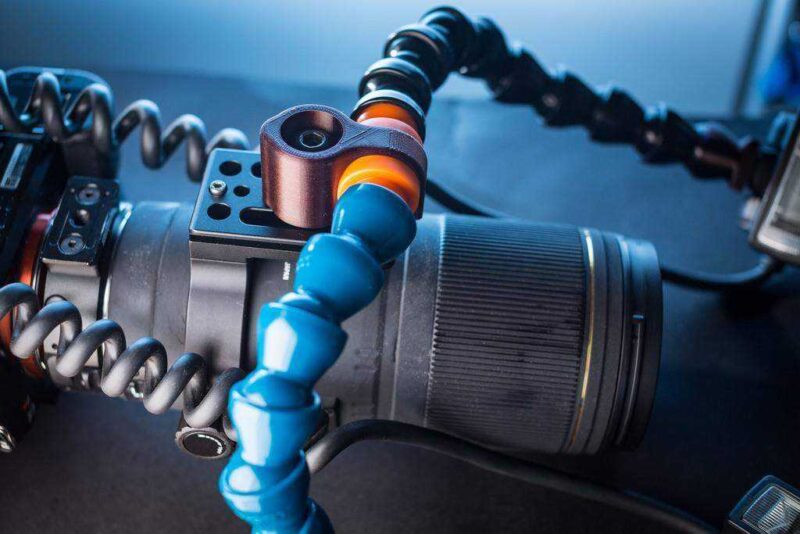 Canon Mt-24Ex İçin İkiz Flaş Kol Sistemi Plastik Aparat - Görsel 2