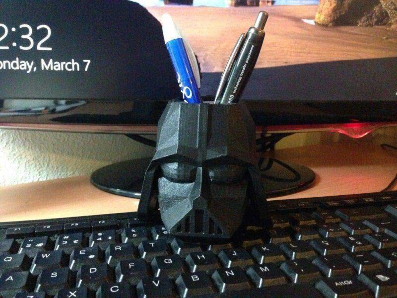 Darth Vader Kalem Kupası Kalemlik Dekoratif Biblo Hediyelik - Görsel 2