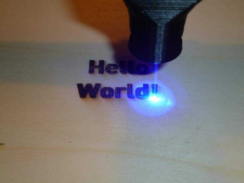 Menü 3D Baskılı Parçalarla Wifi Lazer Kesici Kalıp Ve Gravür Plastik Aparat - Görsel 2