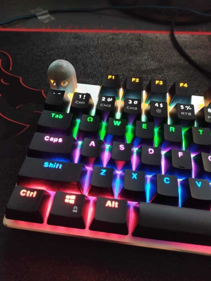 Hayalet Keycap (Pacman) Plastik Aparat - Görsel 2