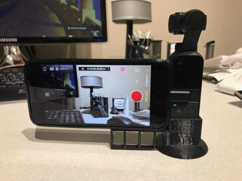 Osmo Pocket & Telefon Standı Plastik Aparat
