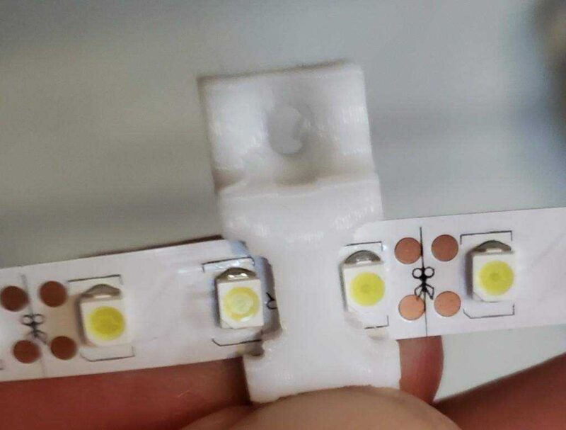 Sıkı Led Ler İçin Led Şerit Tutucu Plastik Aparat