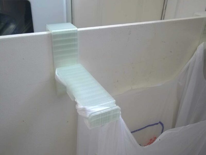 Çöp Poşeti Asma Dolap Üstü Kancalı Aparatı Mutfak Gereçleri - Görsel 2