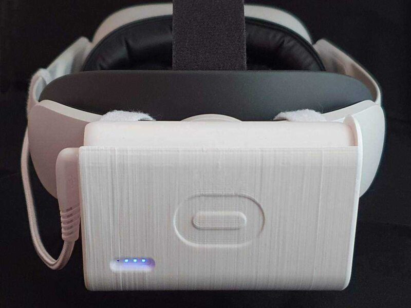 Oculus Quest 2 Elite Askısı Akü Tutucu Plastik Aparat - Görsel 3