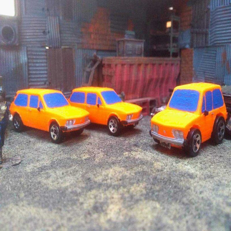 1978-83 Vw Brasilia 1/64 Ölçekli (Sıcak Tekerlekler) Oyuncak Araba Plastik Aparat - Görsel 2