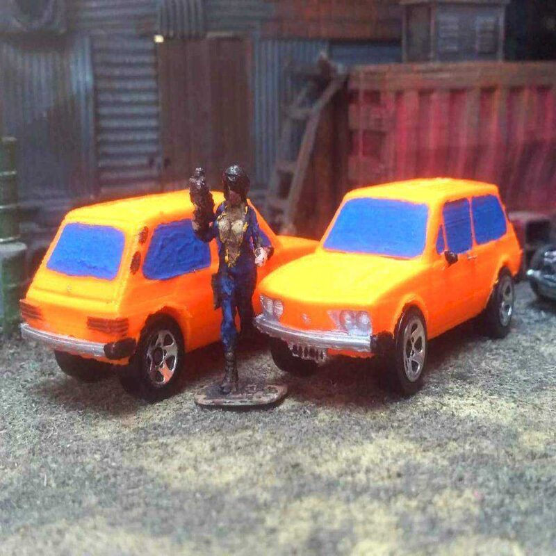 1978-83 Vw Brasilia 1/64 Ölçekli (Sıcak Tekerlekler) Oyuncak Araba Plastik Aparat - Görsel 4
