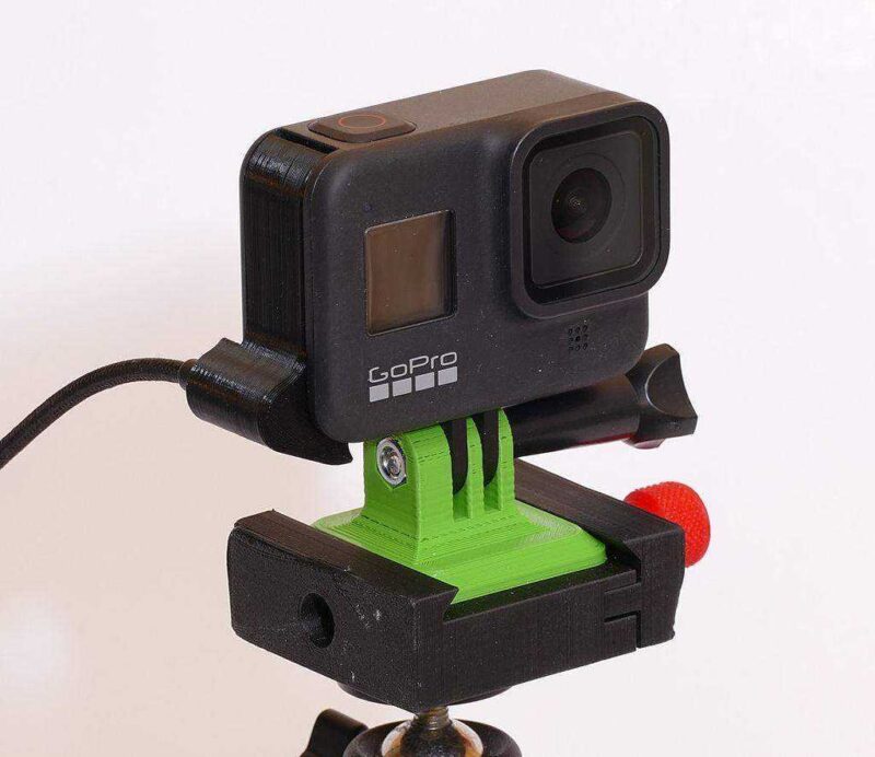 Gopro Hero 8 Şarj Kapısı Plastik Aparat - Görsel 2