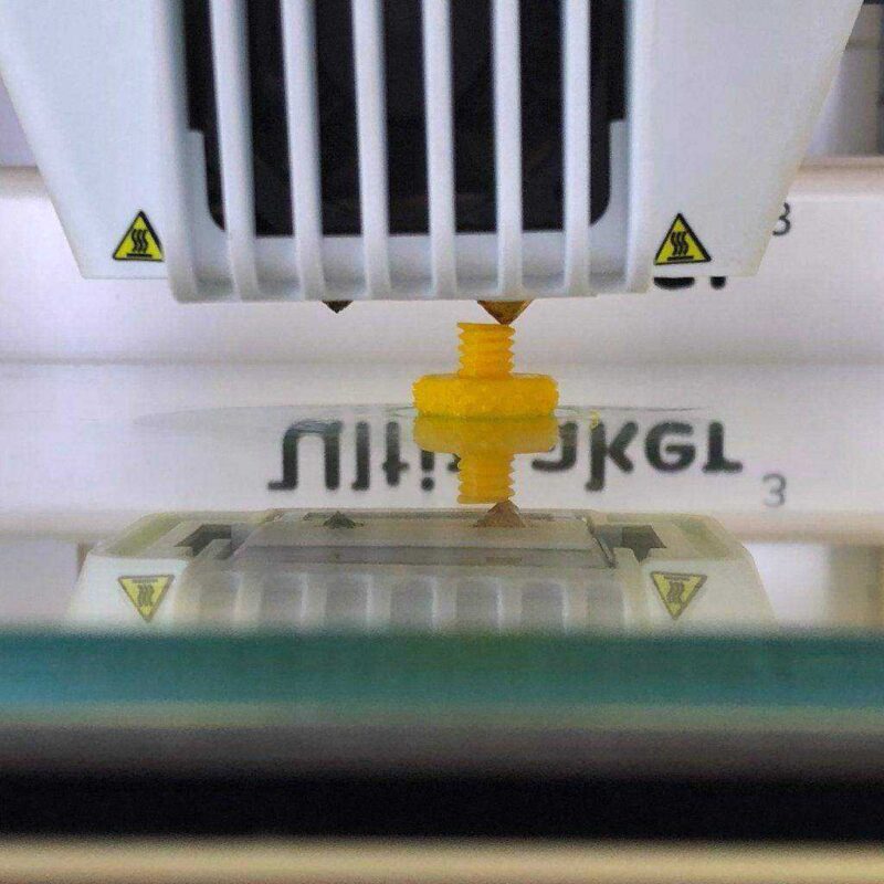 Tırtıklı 1/4-20 Kamera Montaj Vidası Plastik Aparat - Görsel 2