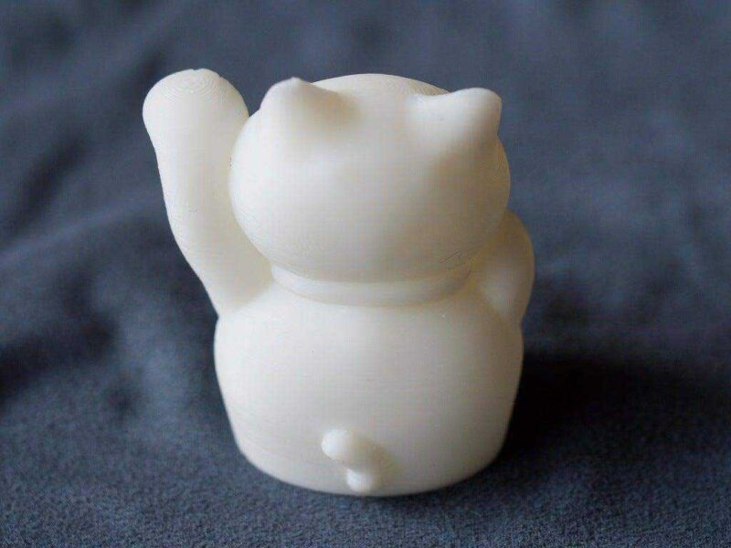 Maneki Neko Lucky Cat Kedi Biblo Dekoratif Hediyelik Süs Eşyası - Görsel 3