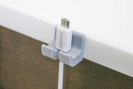 Usb Kablosu Tutucu Askısı Standı Aparatı Organizer Aksesuar 1Adet