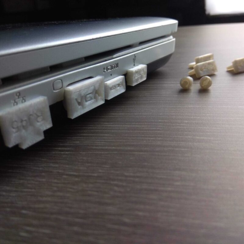 Bilgisayar Toz Koruyucu Kapak Vga Hdmi Jack Usb Rj45 Ethernet - Görsel 3
