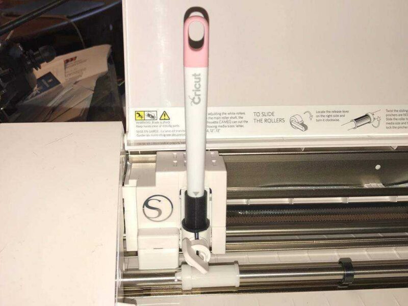 Silhouette Cameo İçin Kricut Makaslama Stylus Adaptörü Plastik Aparat - Görsel 2