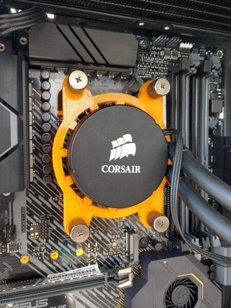 Corsair AIO soğutucular için AM4 braketi  Organik Plastikten