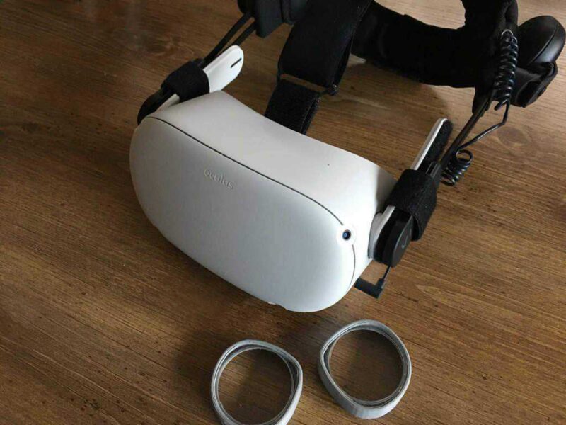 Oculus Quest Lens Tutucu Plastik Aparat - Görsel 3