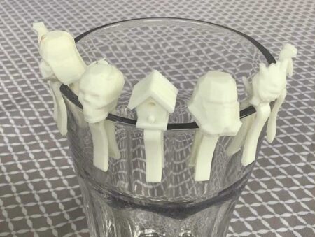 Parti Glas Marker / Glas Klipsi Plastik Aparat