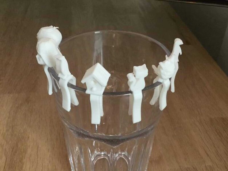 Parti Glas Marker / Glas Klipsi Plastik Aparat - Görsel 2