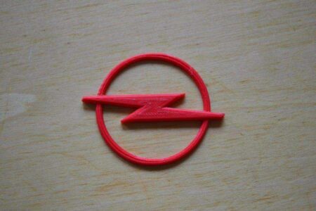 Opel Logosu Organik Plastikten Hediyelik  Süs Eşyası Aksesuar