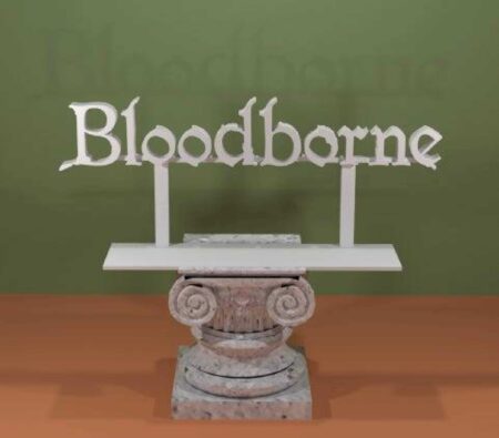 Bloodborne Logosu Plastik Aparat