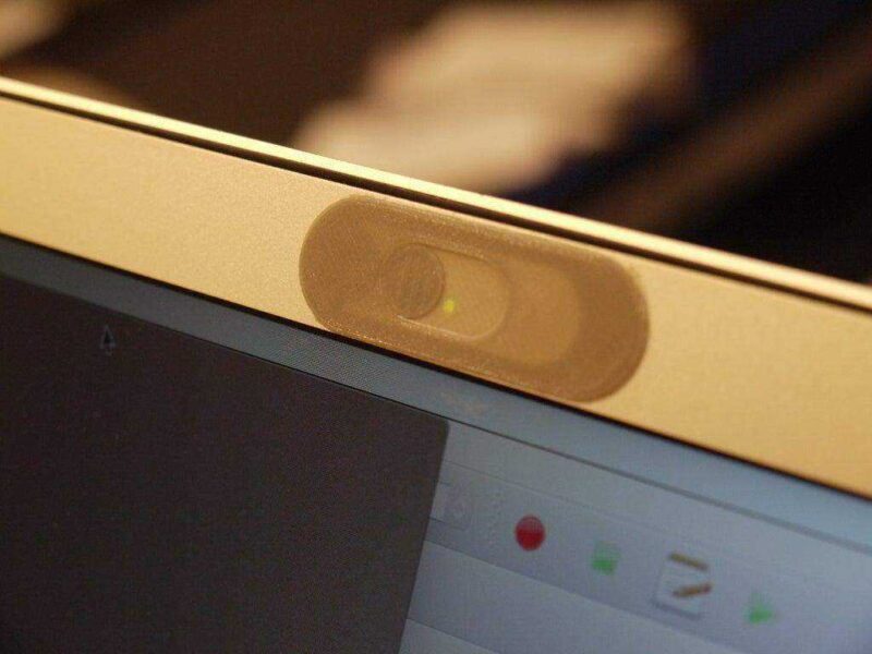 Webcam Slayt Kapağı Aksesuar Aparat Organik Plastikten - Görsel 2