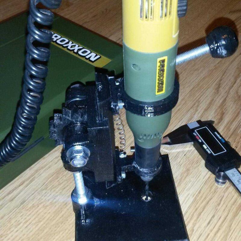 Proxxon Micromot 50 İçin Mini Matkap Basın Plastik Aparat - Görsel 2