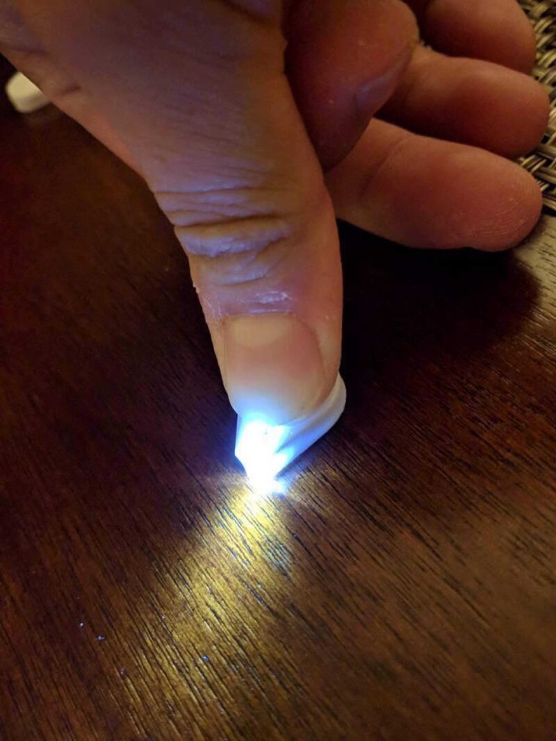 En Küçük 3D Baskılı 3Mm Led El Feneri Anahtarlık! Plastik Aparat - Görsel 2