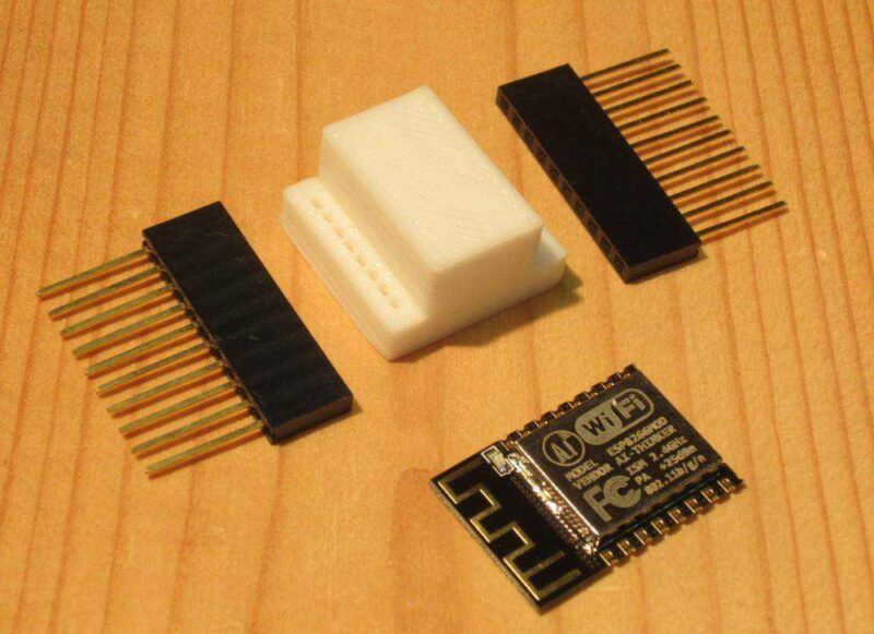 Esp-07/Esp-12 Adaptörü Plastik Aparat - Görsel 3