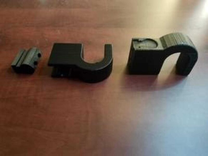 Duvar Askısı / Katana Tutucu / Perde Çubuk Askı Plastik Aparat - Görsel 4