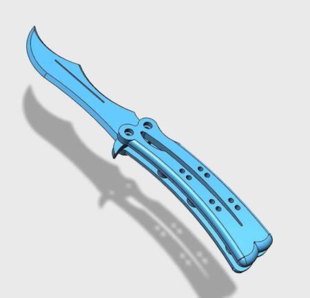Kelebek Bıçağı Cs: Go (M3) Plastik Aparat