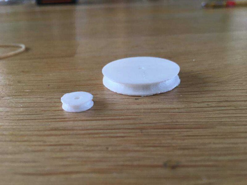 Lastik Bant İçin Dc Motor Tekerlekleri Plastik Aparat - Görsel 3