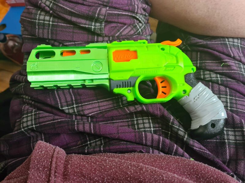 Nerf DoubleStrike 'Rhino' namlu örtüsü  Organik Plastikten - Görsel 3