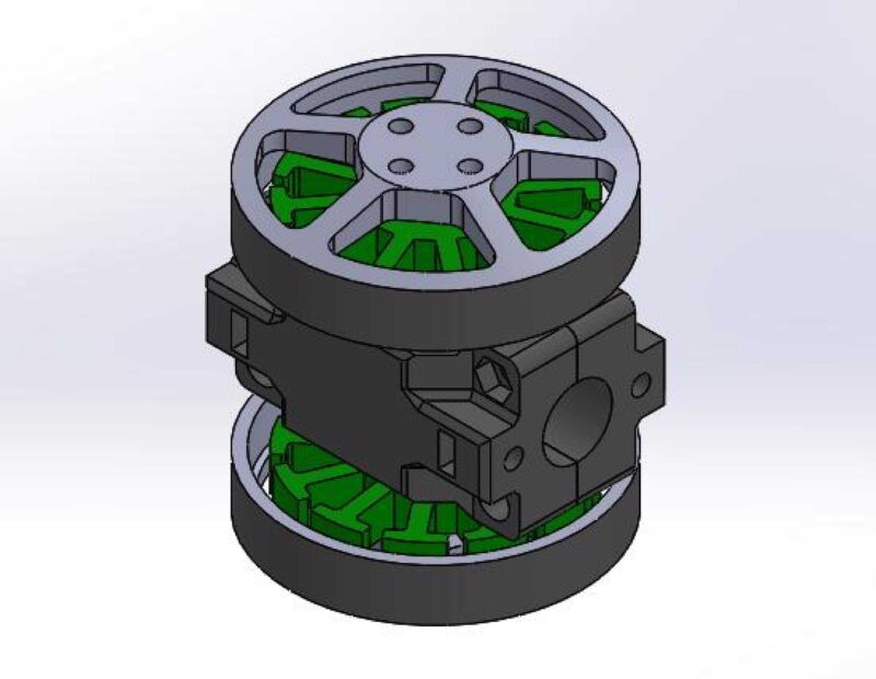 5010 Koaksiyel Drone Motor Tutucu Plastik Aparat