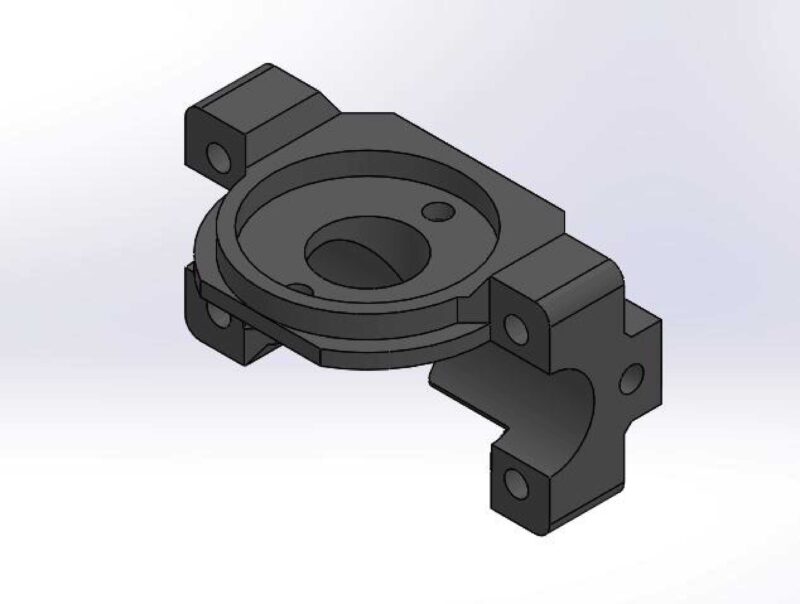 5010 Koaksiyel Drone Motor Tutucu Plastik Aparat - Görsel 3
