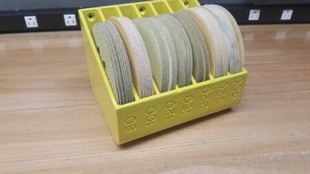 5 Zımpara Disk Tutucu / Organizatör Plastik Aparat
